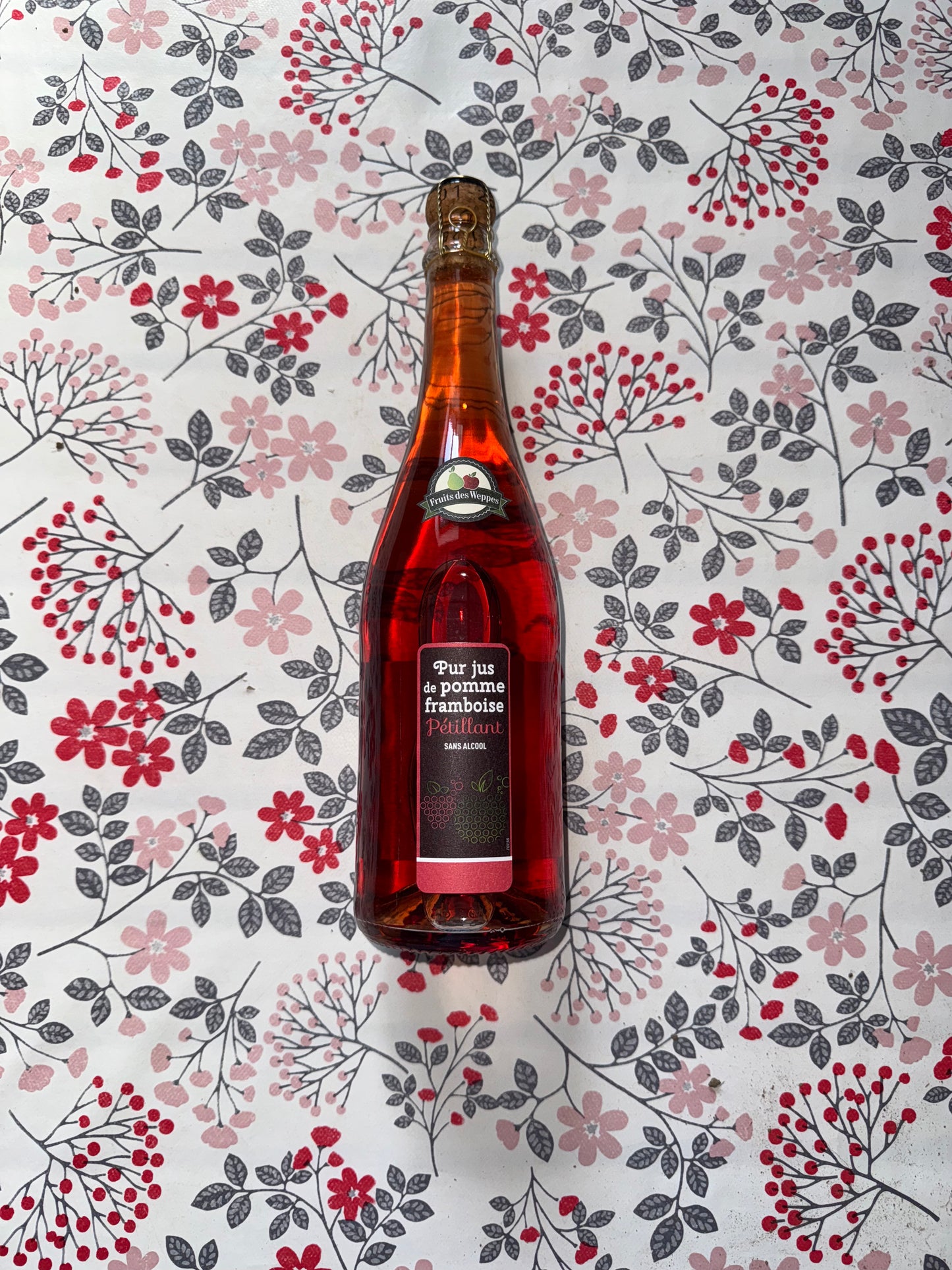 Pur Jus de Pomme Framboise (pétillant)